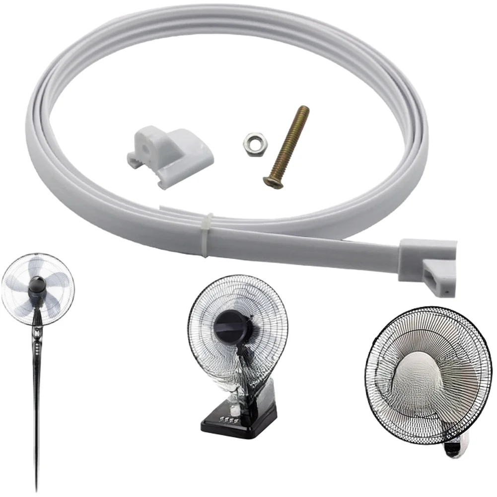 Fan Retaining Ring 160cm Length PP Plastic Adjustable Loop for 12 Inch 18 Inch Fans Dual Slot Reinforcement for Secure Fit