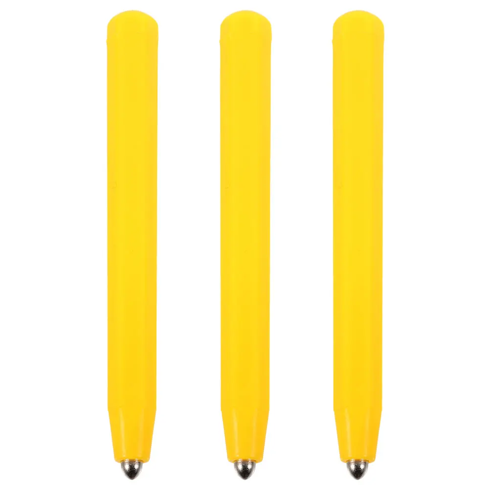 3 Pcs Magnetic Pen Steel Ball Replacement Writing Pens Portable Board Accessory Abs Pen For Drawing Toys