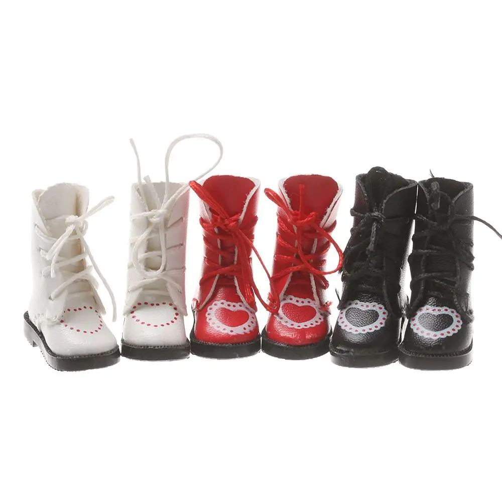 إكسسوارات القلب هدايا عيد الميلاد أحذية أحذية جلدية PU 1/6 أحذية #1