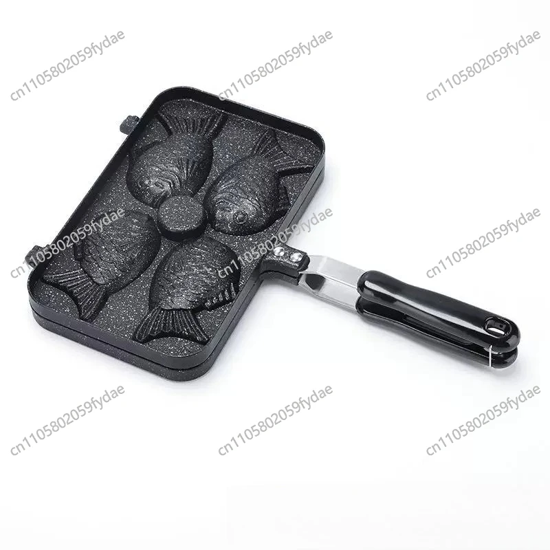 Exploding Custard Egg Waffle Maker Mold Takoyaki Egg Waffle Pan for Street Vendors Taiyaki Waffle Mold Non-Stick Pan