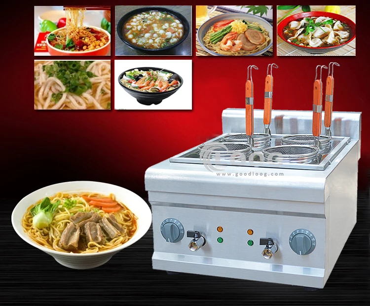 Electric 4 Grid Pasta Boiler Stainless Steel Pasta Cooker for Sale