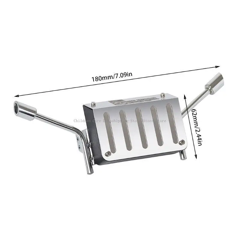 Metallkraftstoffschwanz für Tankableitungsrohr für 1/10 RC Crawler Truck K5 für Tr