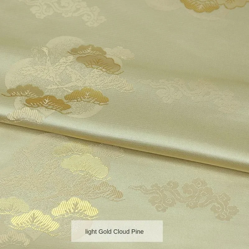 Brocade Jacquard Fabric Upholstery By Meters for Dress Table Runner Pillowcases Cushion Diy Sewing Cloth Soft Smooth Rabbit Pine