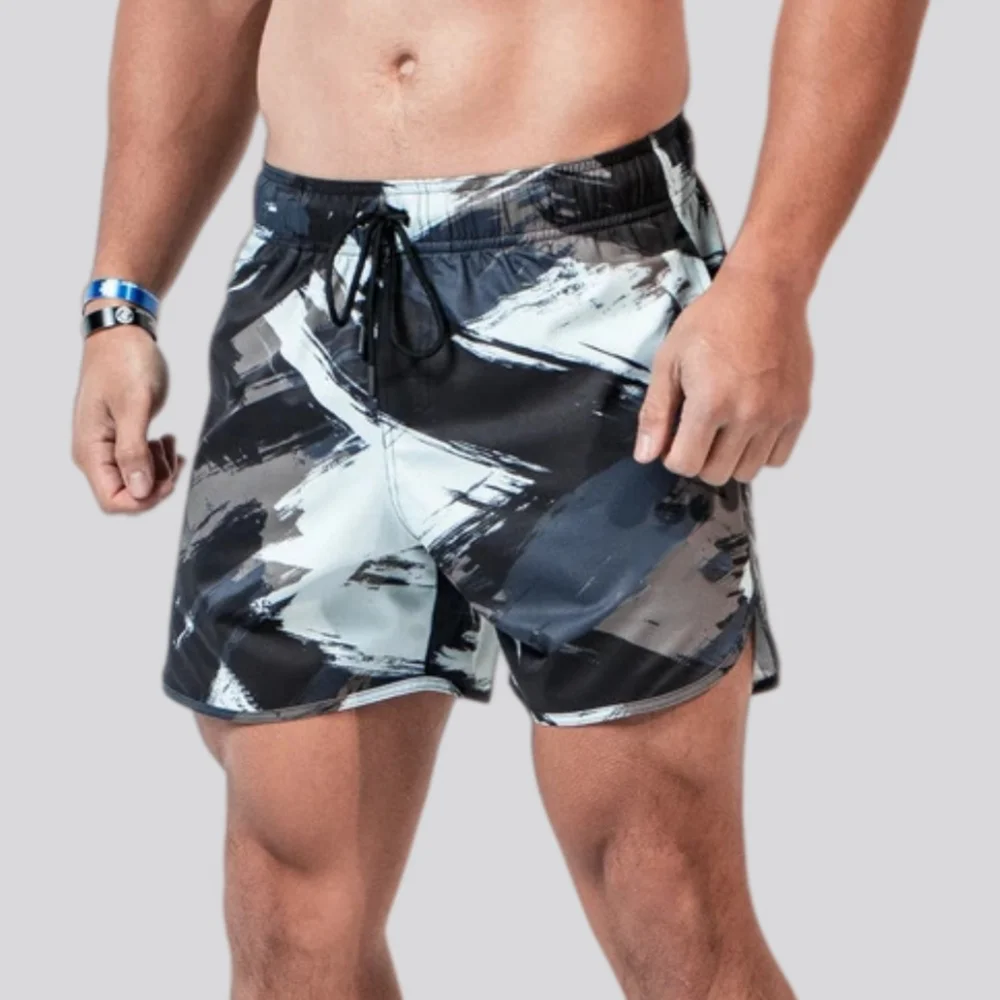 Men Camo Running Shorts Breathable Gym Tights Men's Casual Training Fitness Shorts Sports Basketball Short Pants Bodybuilding