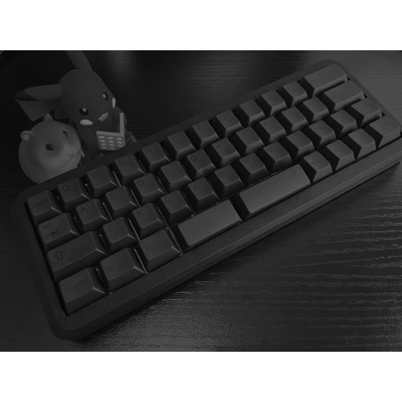 GEEKARK BOB Keycap Set Custom Black Theme Mechanical Keyboard Accessory Key Caps PBT 40% Cherry Peofile Artisan Gaming Keycaps