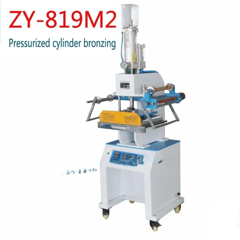 ZY-819M2 hot bronzing machine 220V/110V Pressurized cylinder leather stamping machine Large area hot stamping machine 2500W