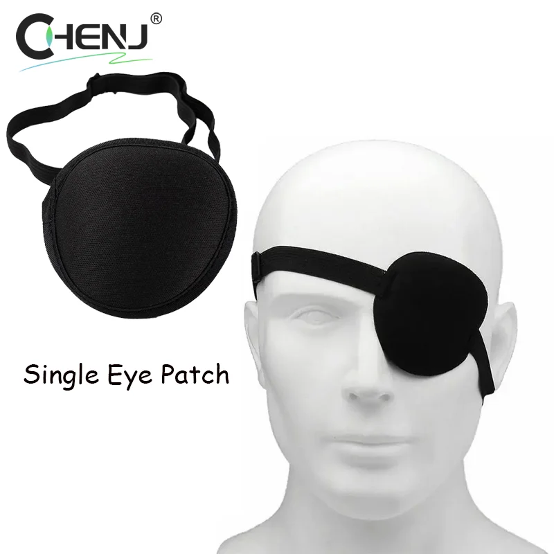 

Single Eye Patch Adult Kids Pirate Concave Eye Patch Washable Adjustable Eyepatch Pirate Costume Kids Eye Patch