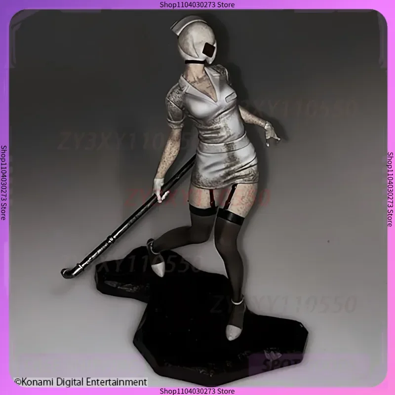 

New Products In Stock Japanese Authentic Konami Silent Hill Bubble Head Nurse Red Pyramid Scenery Figure Toy Holiday Gift