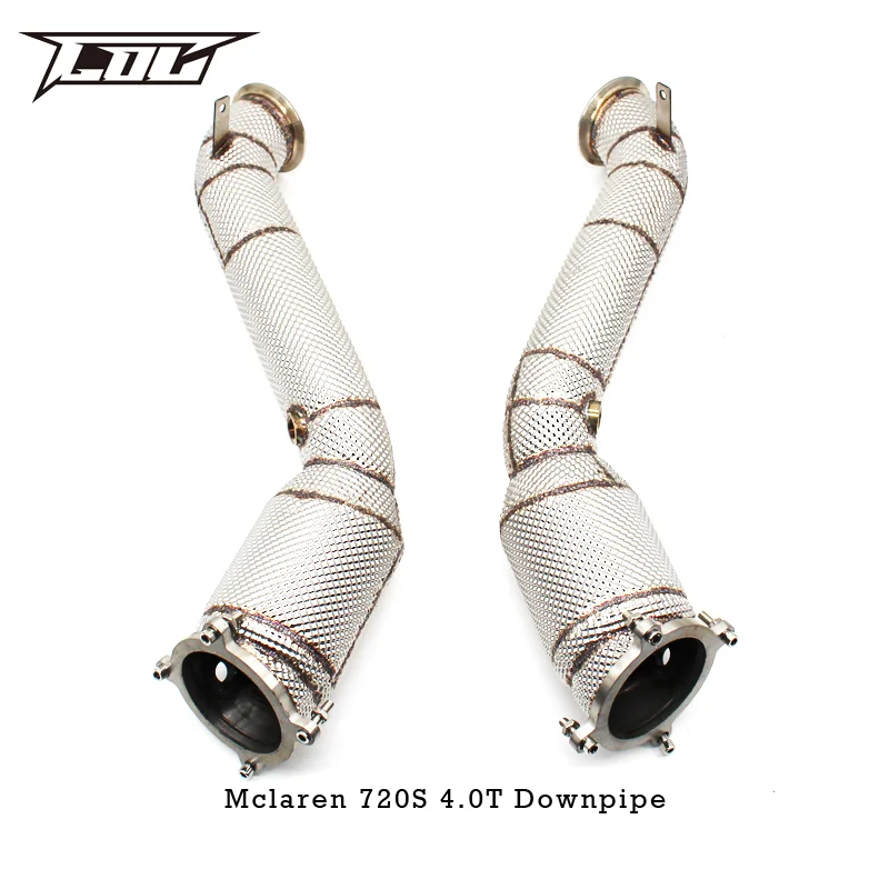 Boska Downpipe for  720s 4.0 2017-2019 High Flow Catted Downpipe Automotive Performance Accessories Exhaust Pipe