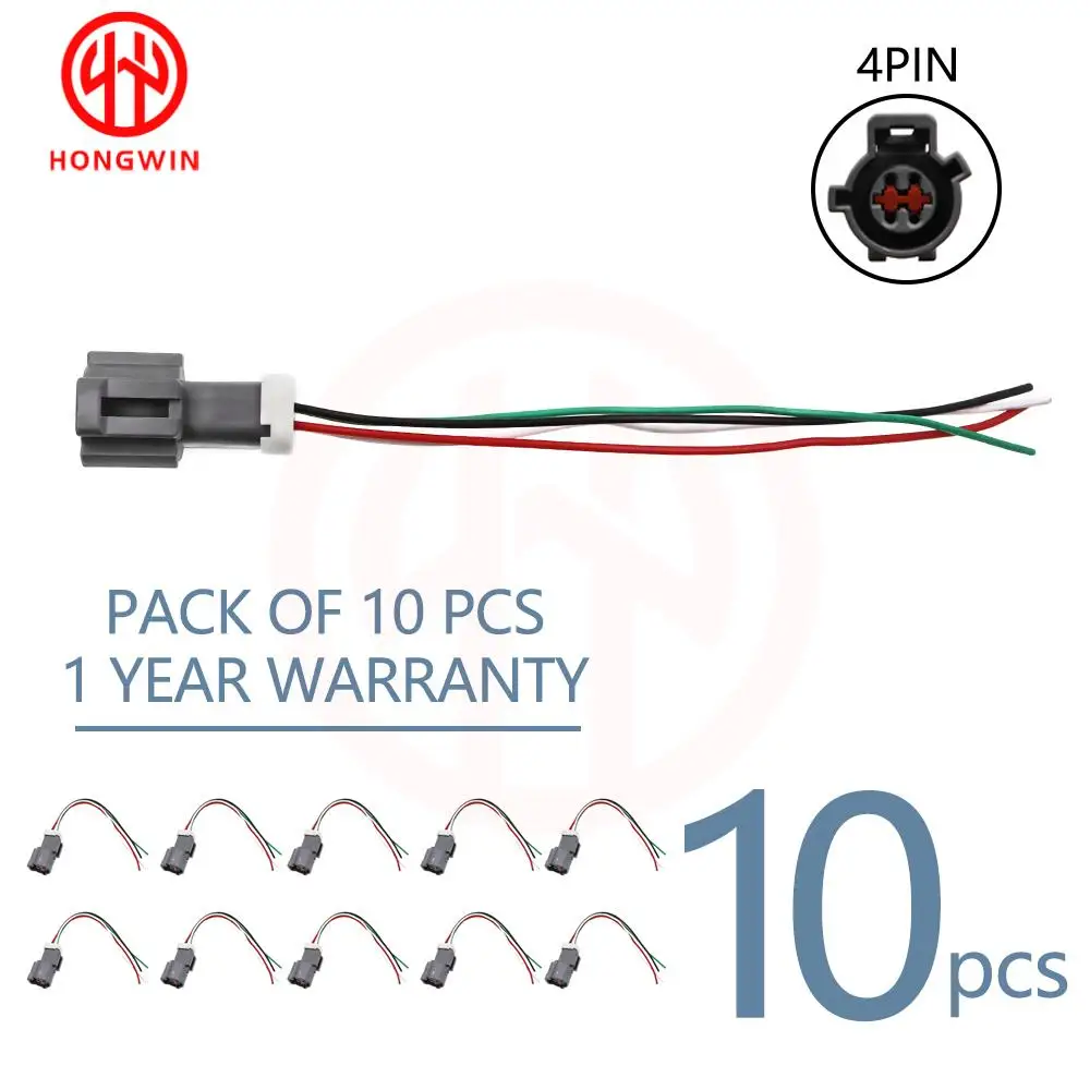 1/10PCS 4-Pin Oxygen Sensor Wire Harness Plug Pigtail Connector for Ford Fiesta Focus Ecosport | OE Replacement