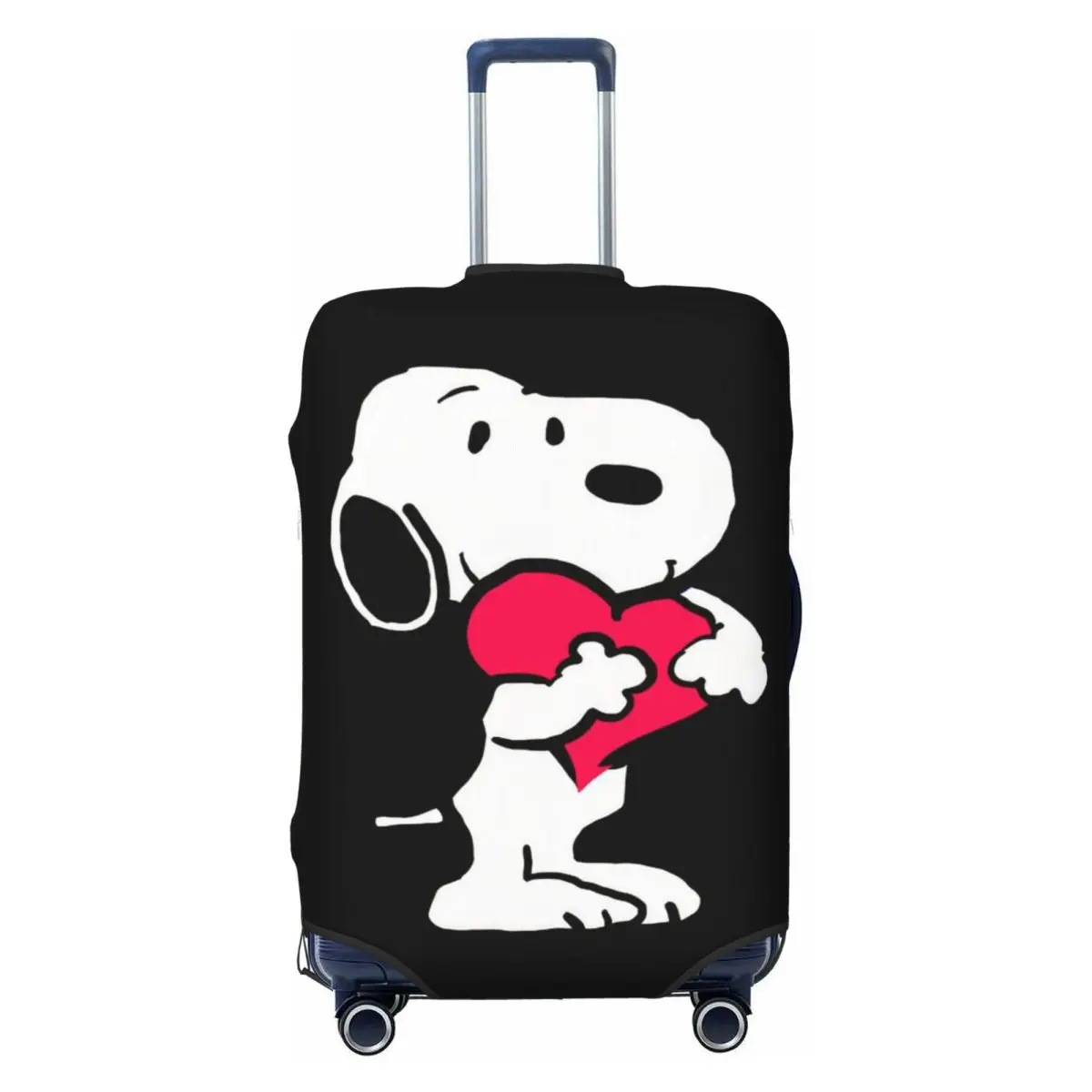 

Custom Love Snoopy Luggage Cover Protector Funny Beagle Dog Travel Suitcase Protective Cover for 18-32 Inch