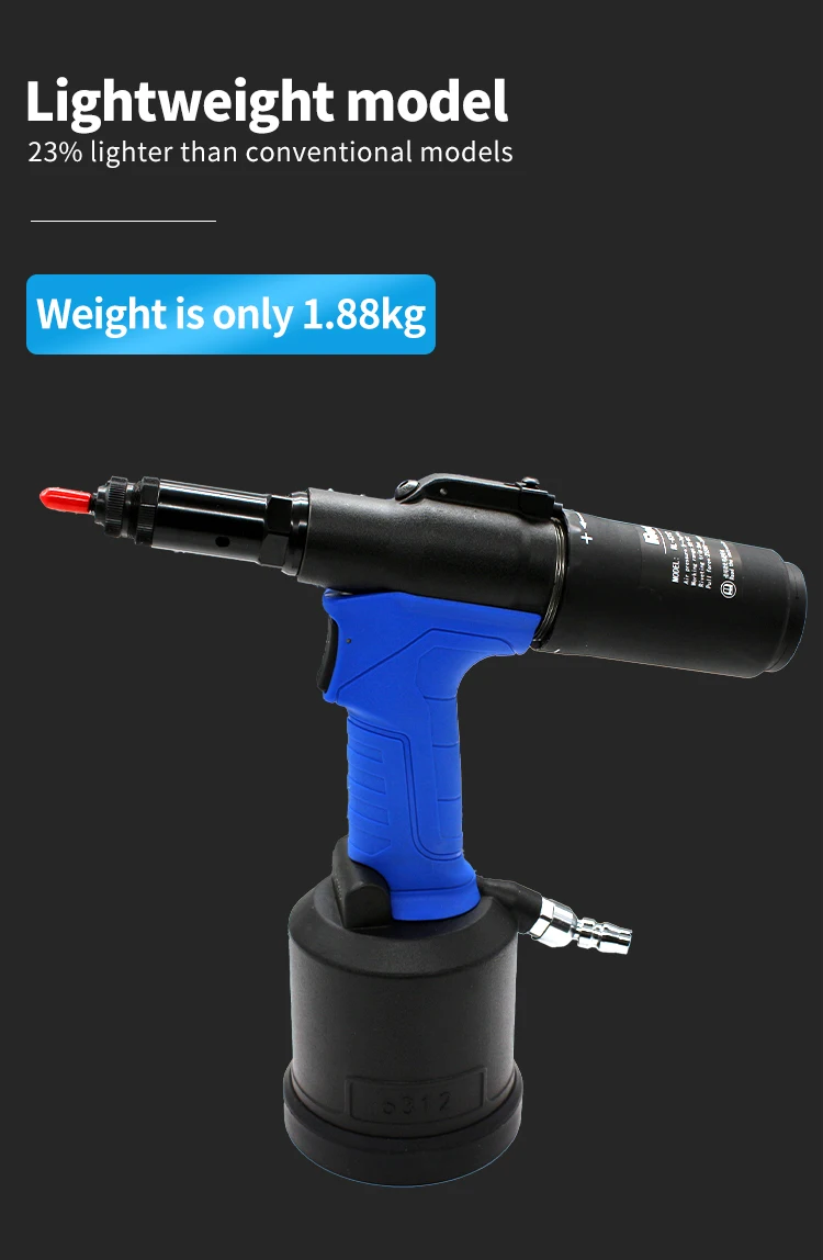 Pneumatic Riveter Automatic Rivet Nut Gun RL-6312 Industrial Hydraulic Quick Riveting Nut Tool M3 M4 M5 M6 M8 M10 M12