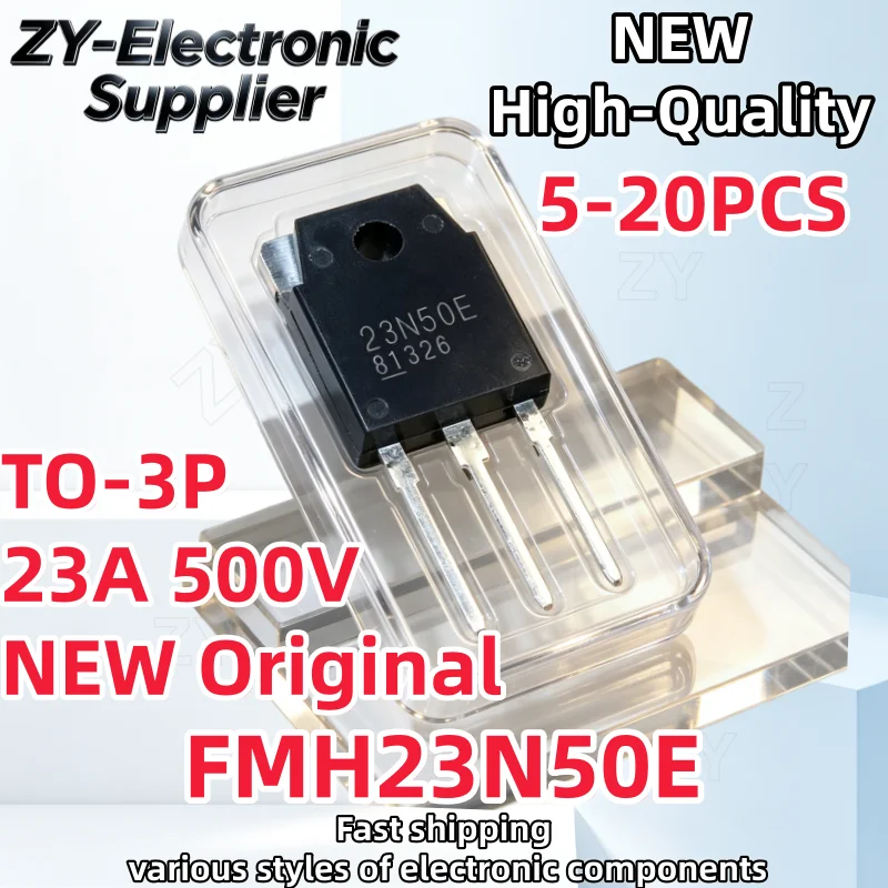 5-10-20Pcs Brand New Original FMH23N50E 23N50E TO-3P 23A 500V MOS Field Effect Transistor Best Quality In Stock