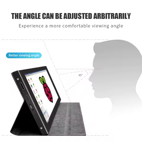 IPS Raspberry Pi 5 7 Inch Touch Screen1024x600 HD LCD HDMI-compatible Display for RPI 4B 3B+ OPI 5 AIDA64 PC Secondary Screen