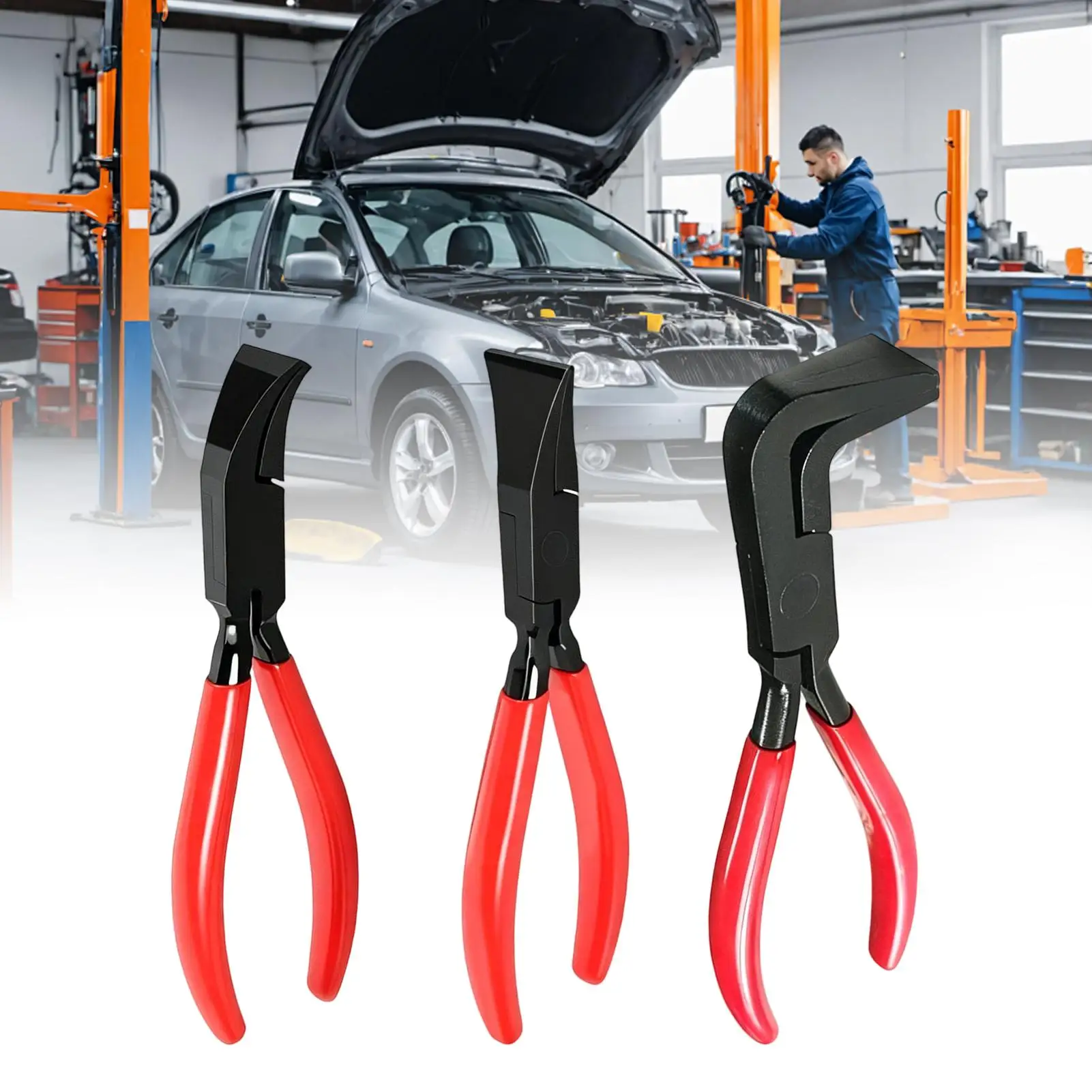 

Automotive body repair and metalworking tools Ring Bending Pliers Heavy Duty Manual Carbon Steel Manual Metal Bender Pliers