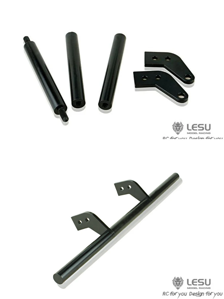 Absolute Accessories Ersatzteil für die hintere Stoßstange, RC-Autoteil, Upgrade, ersetzt 1 Stück, Montage, Schwarz, DIY – Detail 5