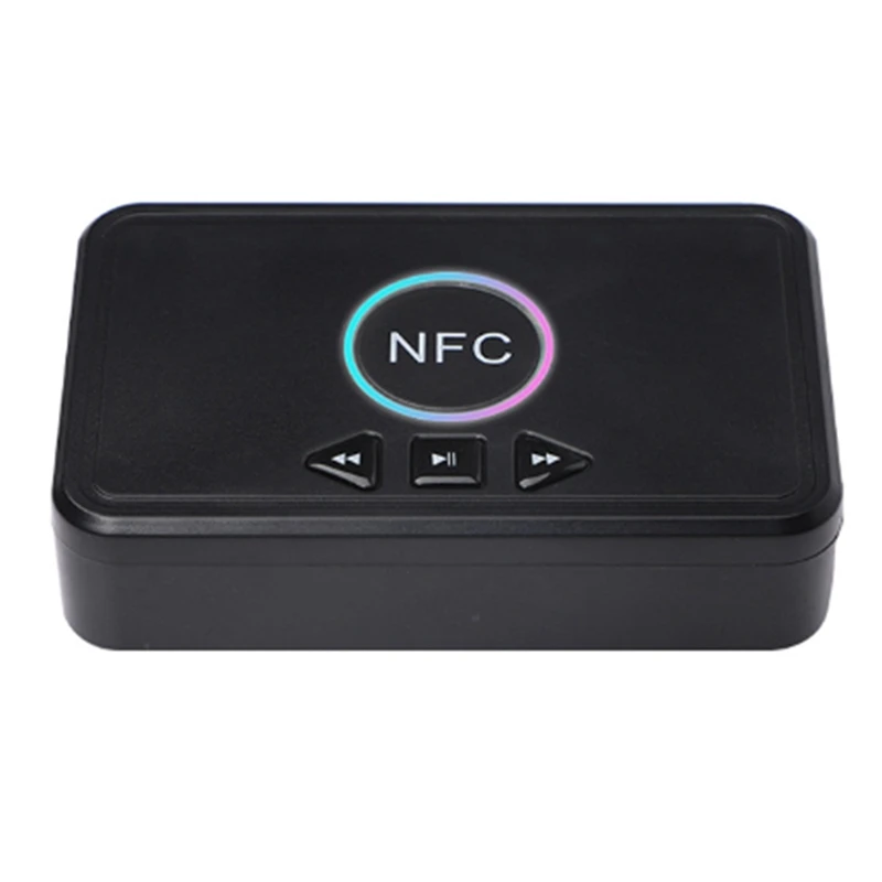 블루투스 어댑터 NFC 무선 오디오 리시버 송신기, 스피커 헤드셋용, 3.5mm 잭 AUX 2 RCA 스테레오 사운드, BT5.0
