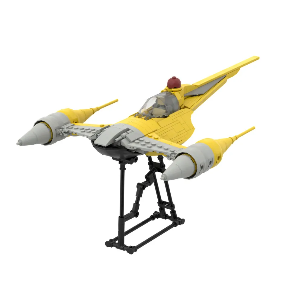 

C3707 S-t-a-r-fi-g-h-t-e-r - Minifig Scale 403 Parts with Display Stand