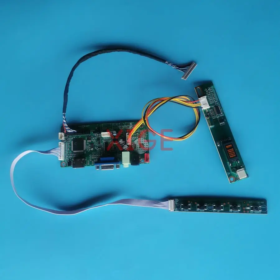 

LCD Screen Drive Controller Board Fit LTD121EXVV QD12TL01 QD12TL02 LP121WX1 20Pin LVDS 1-CCFL 1280*800 VGA+HDMI 1280x800 DIY Kit