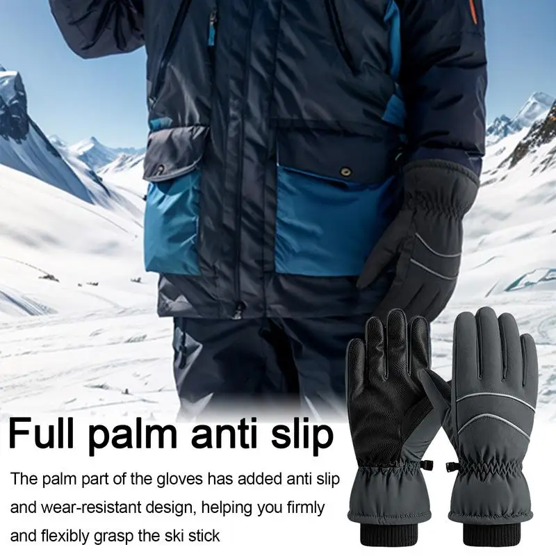 

Thermal Gloves Outdoor Windproof Motorcycle Gloves Snow Thermal Winter Gloves Slip And Wear-Resistant Ski Gloves For Outdoor