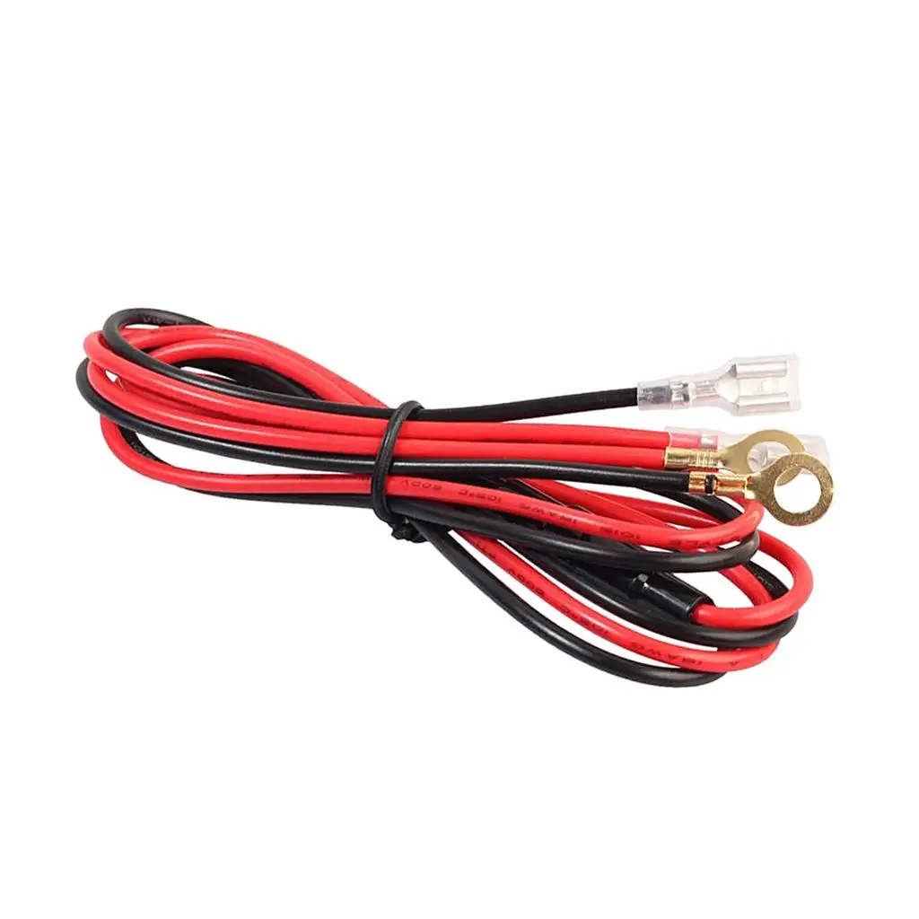100 Cigarette Lighter Plug Cable Cord Eyelet Terminal Extension