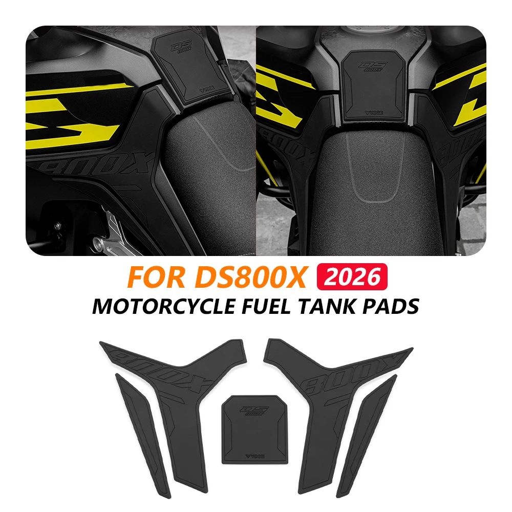 voge-ds800x-ds-800x-2026-オートバイグリップデカールデバイス燃料タンクパッドサイドニーガスキャップ滑り止めステッカーアクセサリー