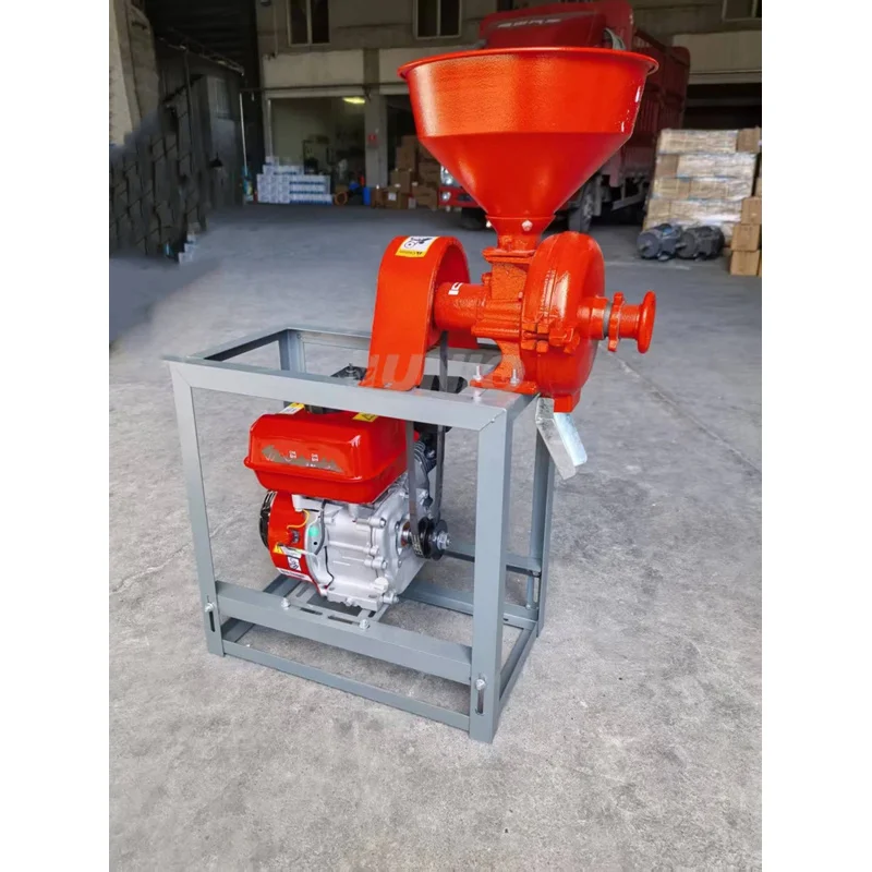 

High Efficiency Hot Sale Multifunctional Soybean Flour Making Machine Mill With Motor For Rice Processing