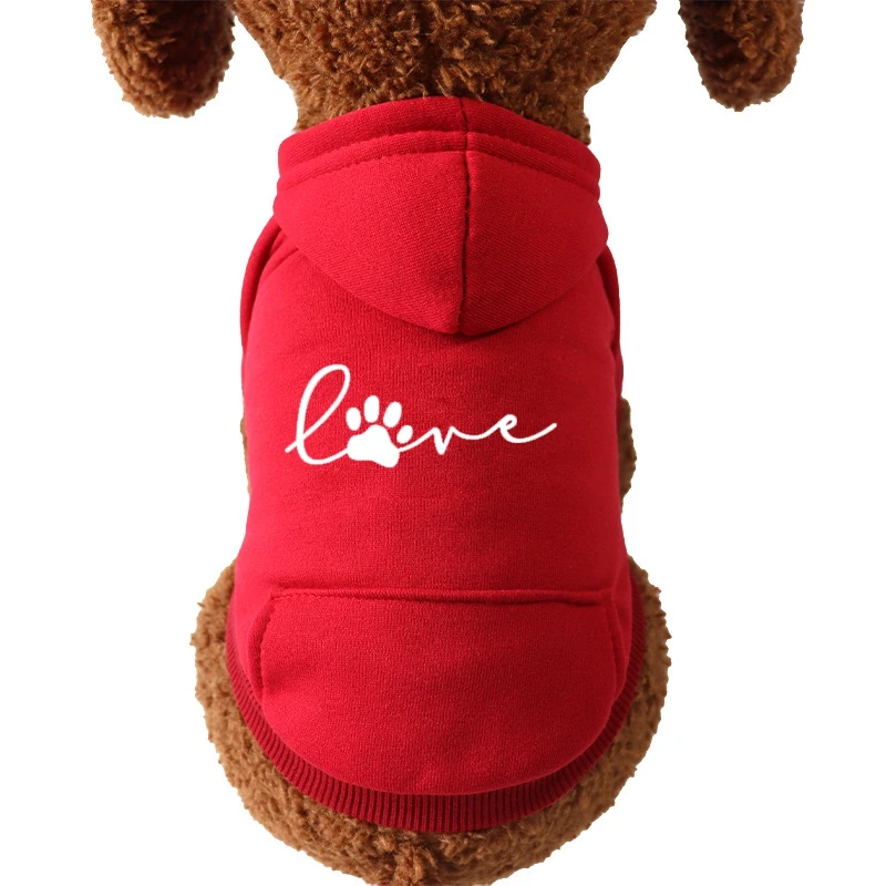 Pet Dog Clothes Small Medium-sized Dog Schnauzer Pure Cotton Hooded Sweatshirt Luxury Designer Clothes Wholesale Supplier