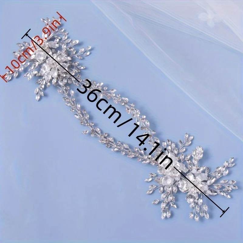 Strass cristal bandeau diadème pour femmes fête mariage bandeau bandeau mariée mariage cheveux accessoires bijoux bandeau