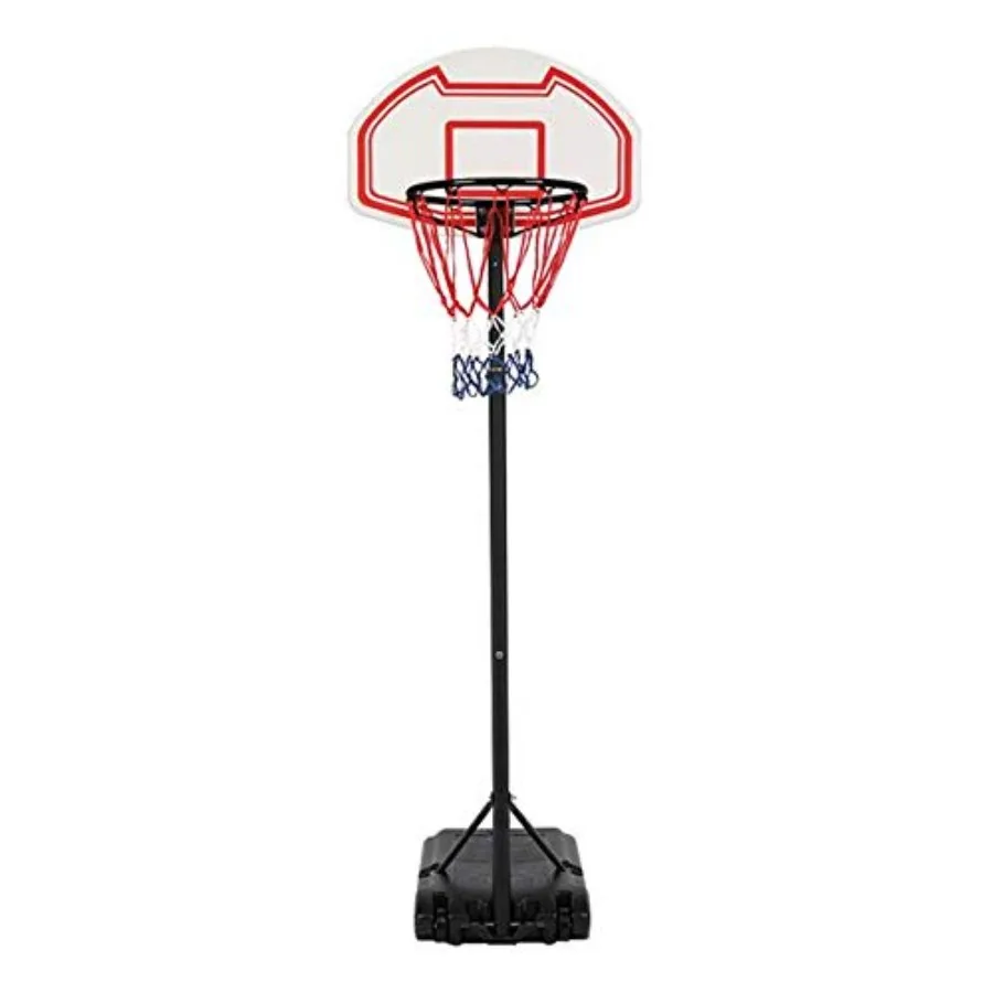 Portable Basketball Hoop System for Indoor and Outdoor Use: Freestanding Basketball Goal with Adjustable Height Removable Backb