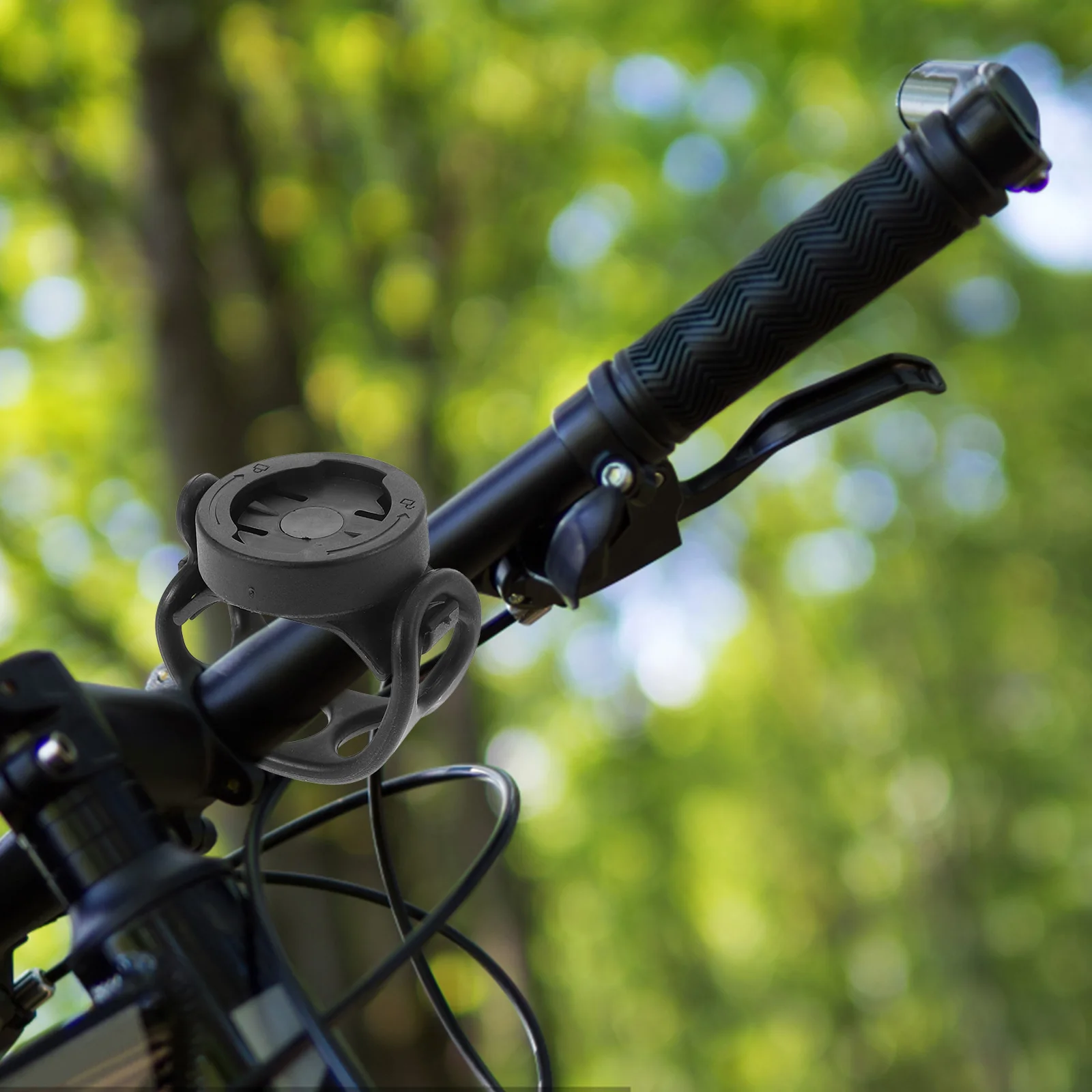 

Sturdy Bike Computer Mount Front Handlebar Rack Adapter Base Light Weight Impact Resistant Easy Install Cycling Accessory For