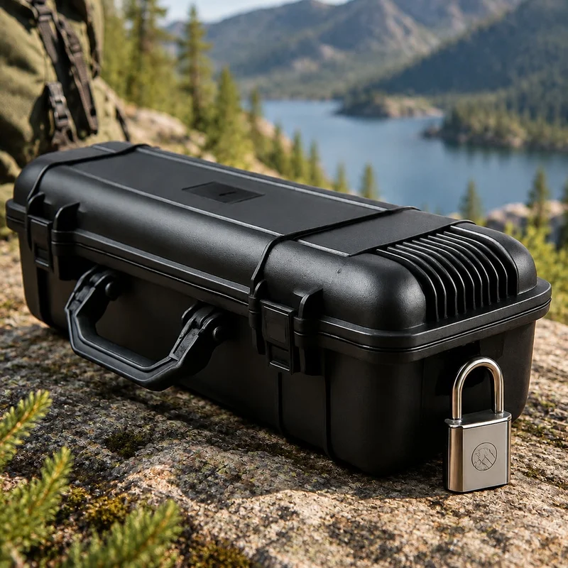 Durable Hard Case with Foam Lining, Waterproof Protective Storage Box for Cameras and Tools, Available in 6 Sizes