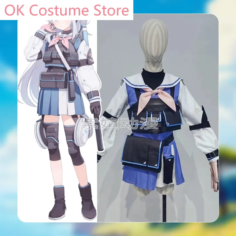 

Blue Archive Tsukiyuki Miyako Customize Cosplay Costume Cos Game Anime Party Uniform Hallowen Play Role Clothes Clothing