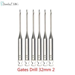 Endodontic Gates Drill, Glidden Rotary, Engine Use, Endo Files, #1-6, 32mm, 6pcs per package 10 Main Rotary Lima Sales - №2