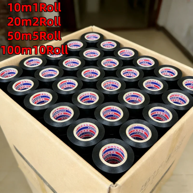 high-temperature resistant black rubber electrical tape-durable and soft insulating adhesive, used for industrial, household