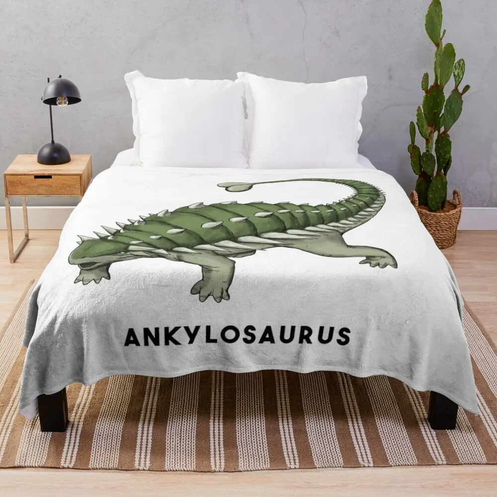 

Ankylosaurus Throw Blanket valentine gift ideas Designers Thermal Hairy Blankets