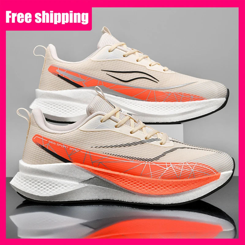 

Unisex Sports Shoes Flat Bottom Cushioning Rebound Anti Slip Professional Running Training Shoes Comfort Daily Wear Sports Shoes