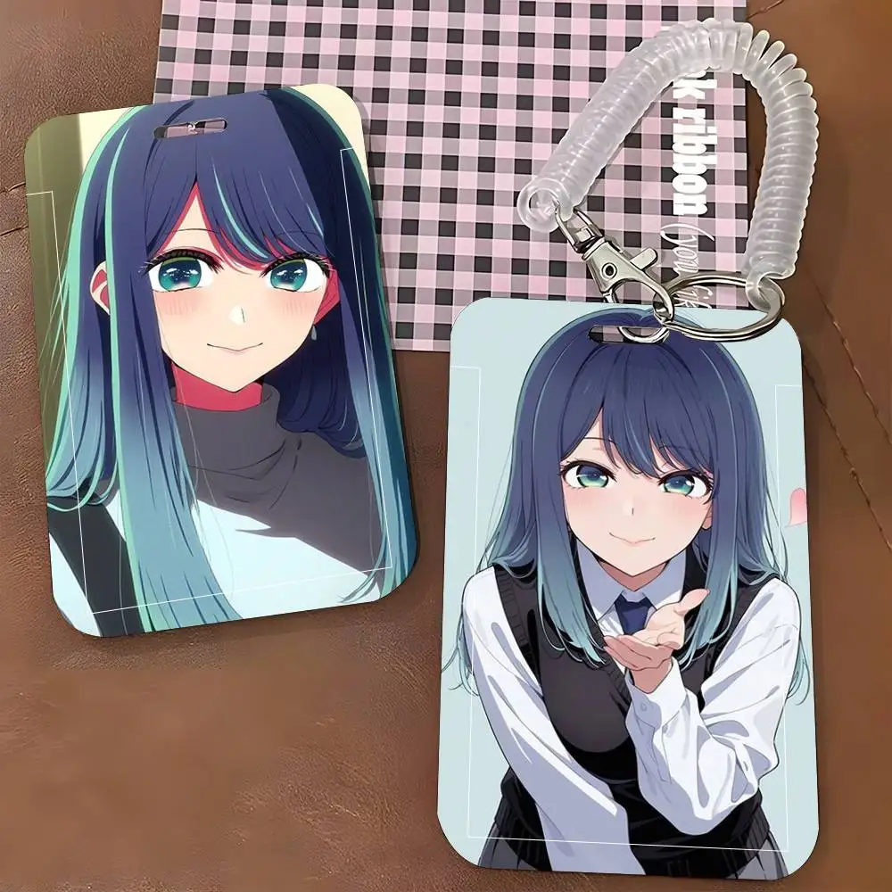 1pc Kurokawa Akane Anime I Pu H The Kid ID Card Sleeve School Card Access ID Card Bus Meal Card Protective Sleeve Easy Push