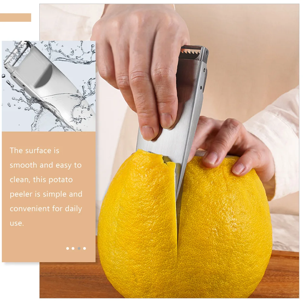 

Double-headed Melon Slab Anti-rust Peeler Potato Stripper Vegetable Peelers for Kitchen Peeling Tool Stainless Steel