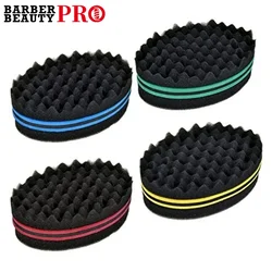 Magic Hair Curling Sponge Creative Hairdressing Double-sided Dual-use With Holes Dirty Hair Messy Curls Hairbrush Styling Tools