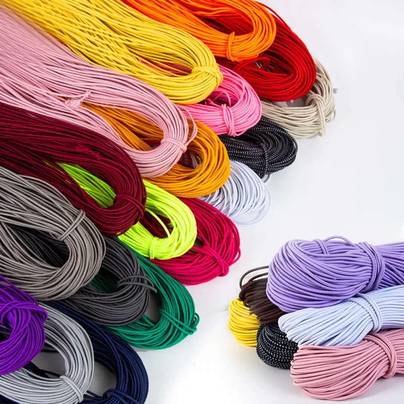 1.0/ 1.2/ 1.5/ 2.0/ 2.5mm Elastic Band Elastic Thread DIY Handmade Beaded For Jewelry Making Sewing Accessories DIY 2030