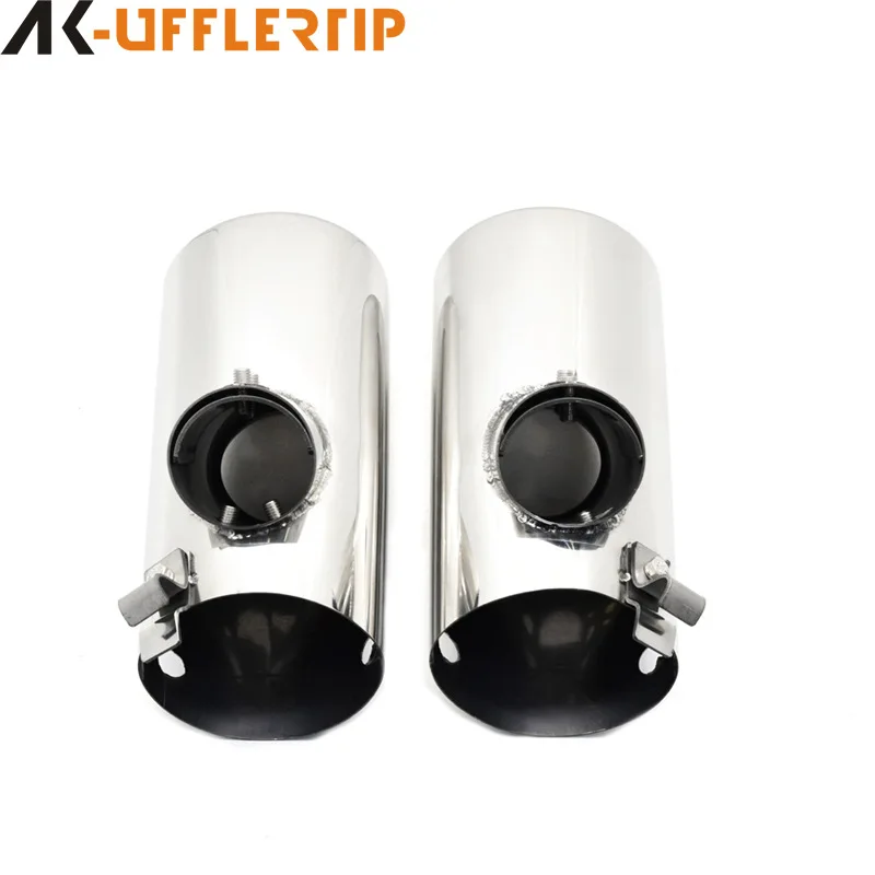 Подходит для хвостовой форсунки класса Mercedes-Benz W220S S320s350S500S600, модифицированная выхлопная труба S63, двойная хвостовая горловина