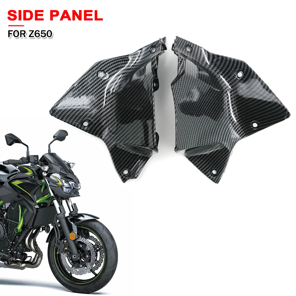 

For Kawasaki Z 650 Z650 Z-650 2021 2022 2023 2024 Motorcycle Front Side Frame Panel Inter Trim Cover Fairing Guard Accessories
