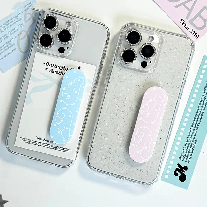 Niedliche Cartoon-Flügel Y2K personalisierter Pflaster-Handyhalter, geeignet für Handys und Handyhüllen