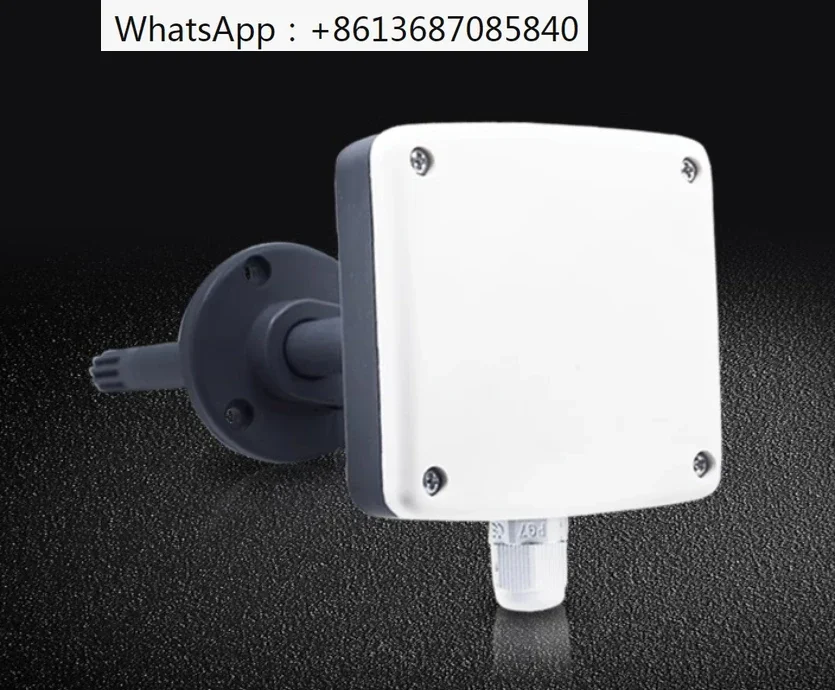 

Pipeline temperature and humidity transmitter air duct temperature and humidity sensor 4-20mA/0-10V/0-5V output with display