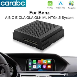 CARABC Carplay inalámbrico para coche, módulo de navegación automática, compatible con Mercedes Benz A, B, C, E, CLA, GLA, GLK, ML, Sprinter, NTG4.5