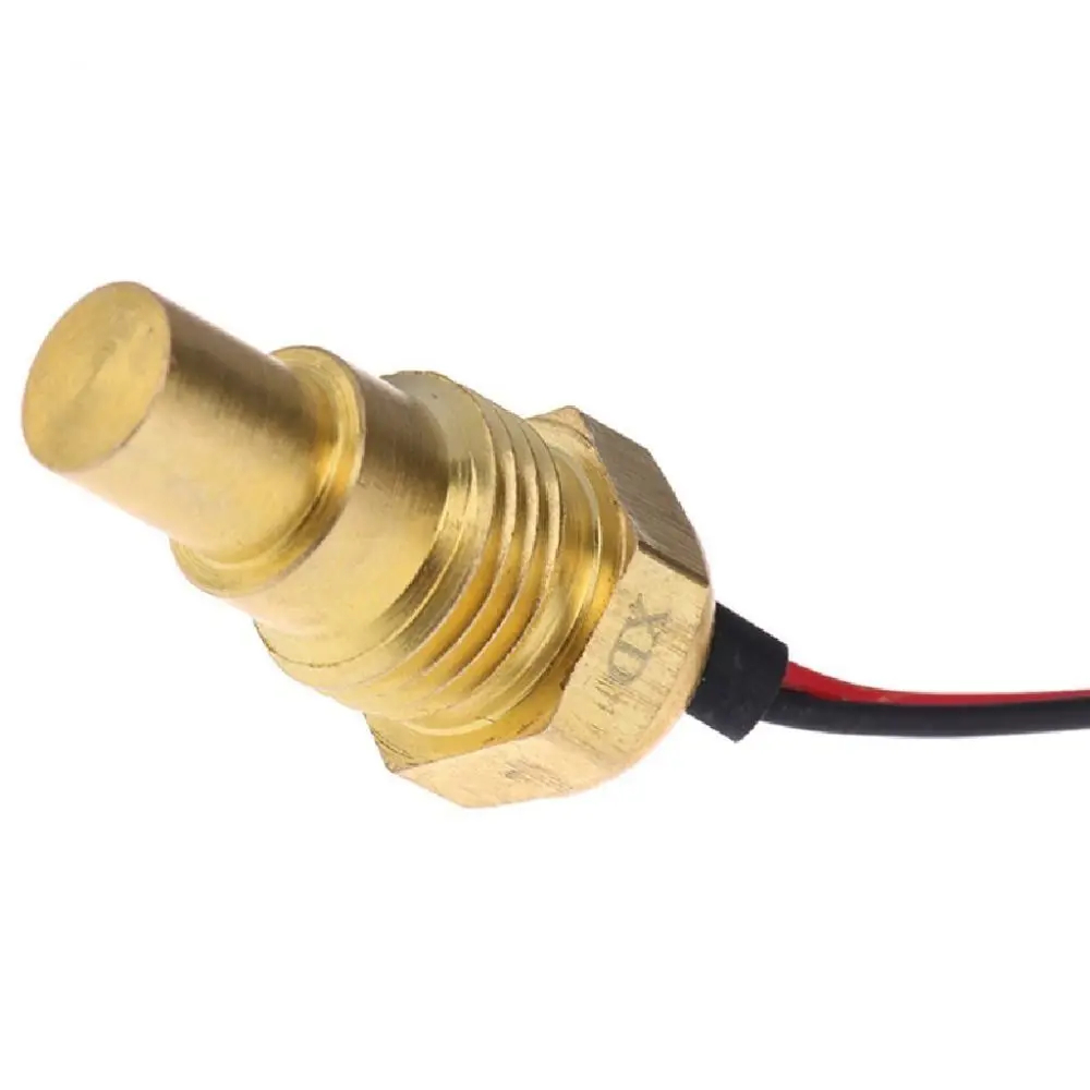 1Pcs 50K Head Plug Water Temperature Sensor 12V/24V NPT 3/8 1/8 1/2 Digital Temperature Sensor Universal 10/12/14/16/17/21mm