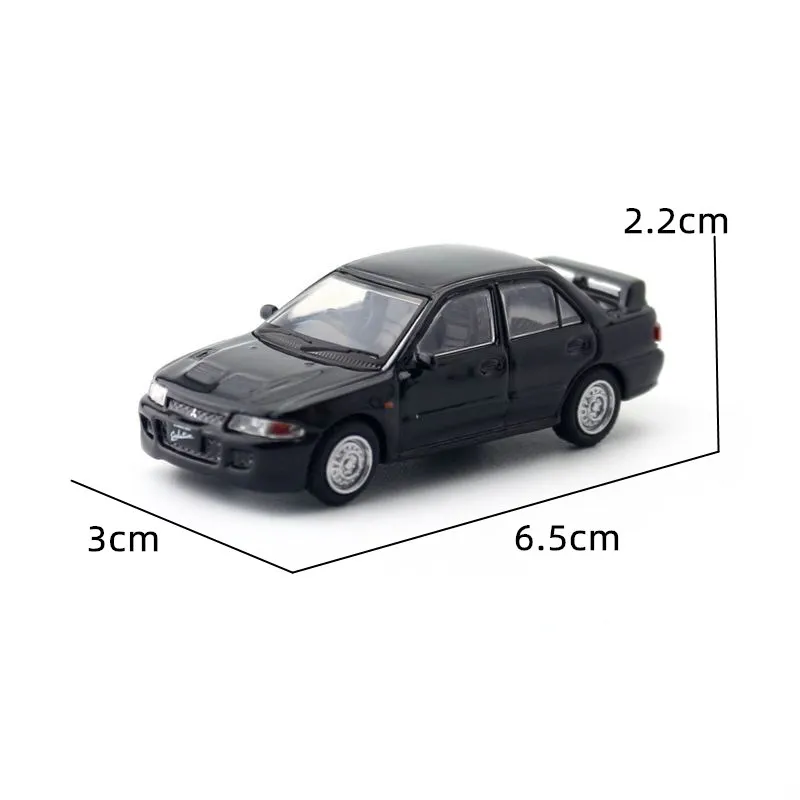1:64 Mitsubishi Lancer Evolution II EVO 2 игрушечный автомобиль 1/64 JKM литой металлический Супер спортивный автомобиль модель миниатюрный
