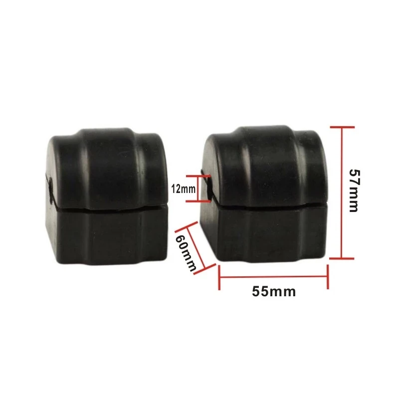 33556788861 2Pcs Rubber Rear Suspension Stabilizer Anti Sway Bar Mount Bushing for BMW F10 F11 528i 535i 530i