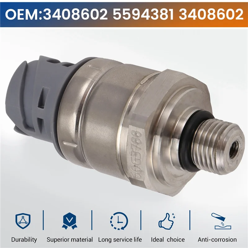 AM-3408602 Dieselmotoroliedruksensor Voor Cummins KTA19 KTA38 QSK19 QSK38 QSK50 5594381 3408602